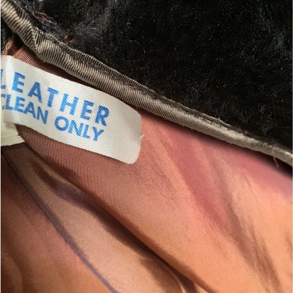 Vintage Leather Jacket 70s Disco Eclectic Grand Pa… - Picture 7 of 13